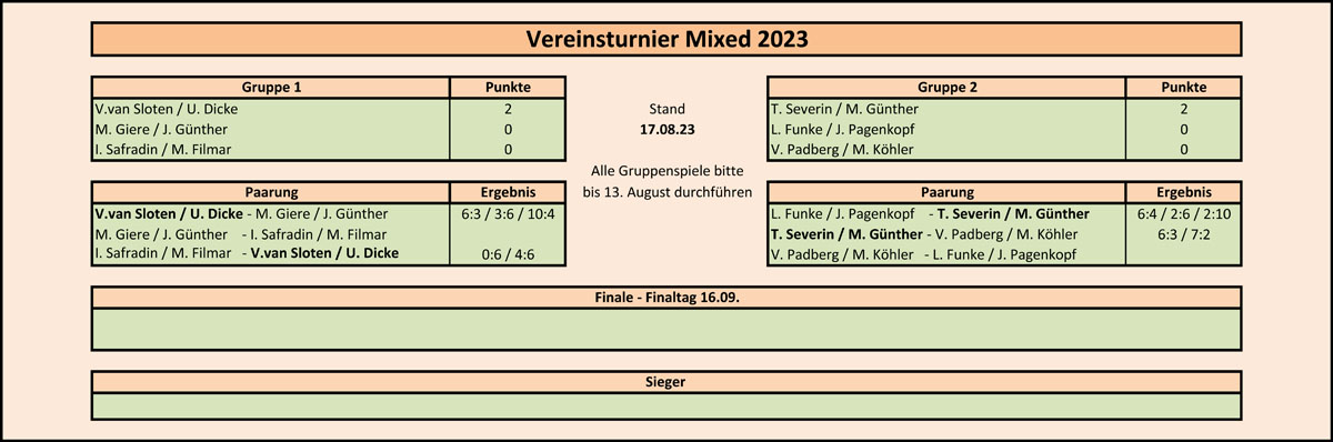 Vereinsturnier Mixed 2023 9